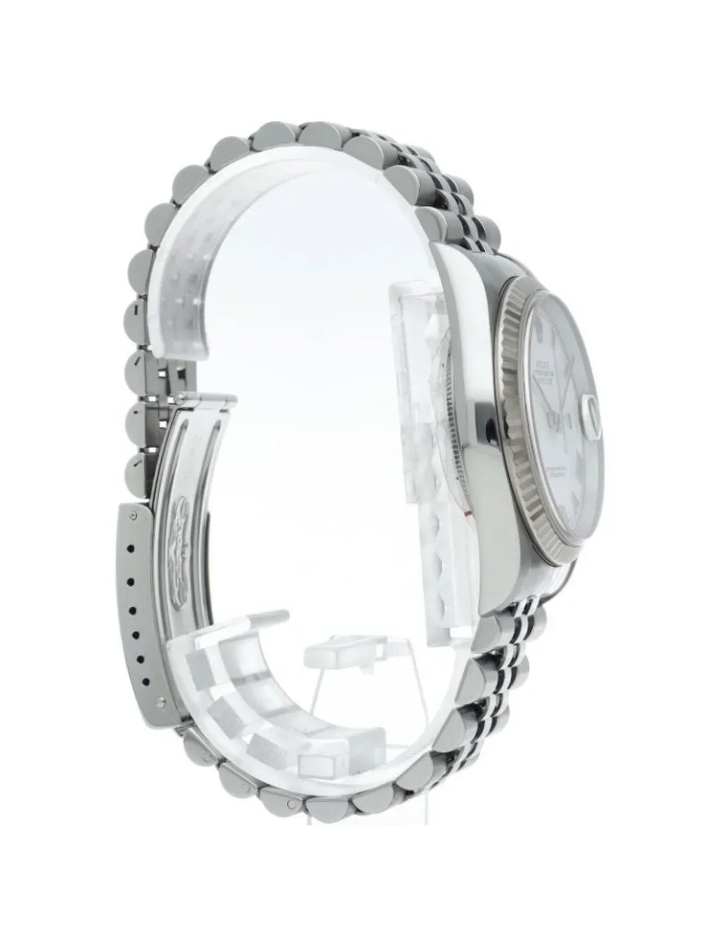 Rolex Datejust Watch 18k White Gold SS Polished